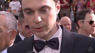 Emmy Red Carpet: Jim Parsons of "The Big Bang Theory"