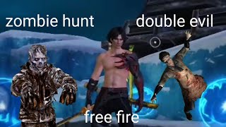 zombie hunt : double evil gameplay | free fire