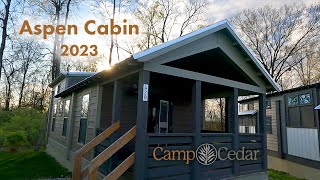 Camp Cedar 2023 | Aspen Cabin Tour \u0026 Little Miami Walking Trail