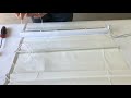 Roman Blind is Crooked - How to Replace a Spool.