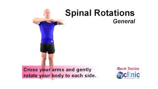 Back Series - Standing Spinal Rotation