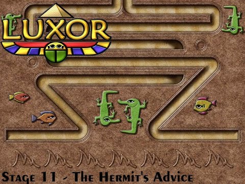 Luxor Stage 11 The Hermit S Advice Gameplay By Me Youtube