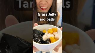 Grass Jelly Taro Ball #meetfresh #grassjelly #taro #dessert #chinesefood #仙草