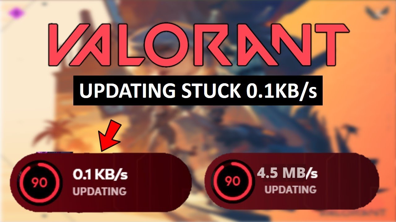 How To Fix Valorant Update Stuck 0.1kb/s - YouTube