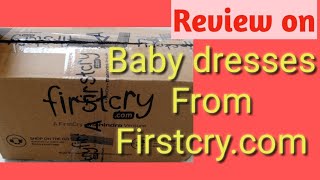 Review firstcry. Com baby dresses