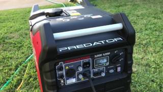 Predator 3000 3500 Watt Inverter Generator Test - Defective Replacement