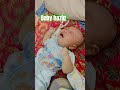 Kasian banget baby haziq tidak bisa jauh dari momynya #baby