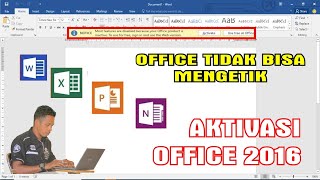 Cara Aktivasi Office 2016 || Office Tidak Bisa Mengetik || Firdus Komputer