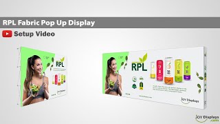 10 Ft. RPL Fabric Pop Up Display - 89\