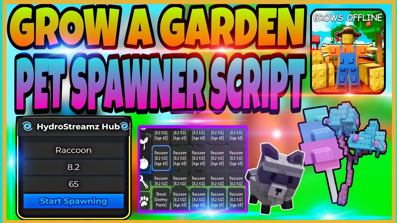 New Op Grow A Garden Script ôÿÿ å Pet Spawner Seed Spawner Update
