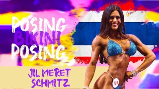 Best Bikini Posing For Competition By Jil Meret Schmitz From Thailand #shorts #bodybuilding 🔥🔥🔥🔥