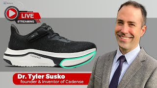 Trouble Walking? These shoes can help | Live with Dr. Tyler Susko - inventor of Cadense Sneakers