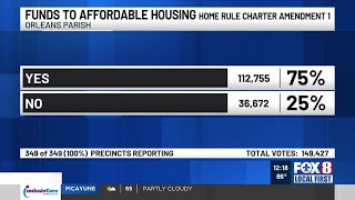 Orleans voters pass housing fund and workers' rights amendments