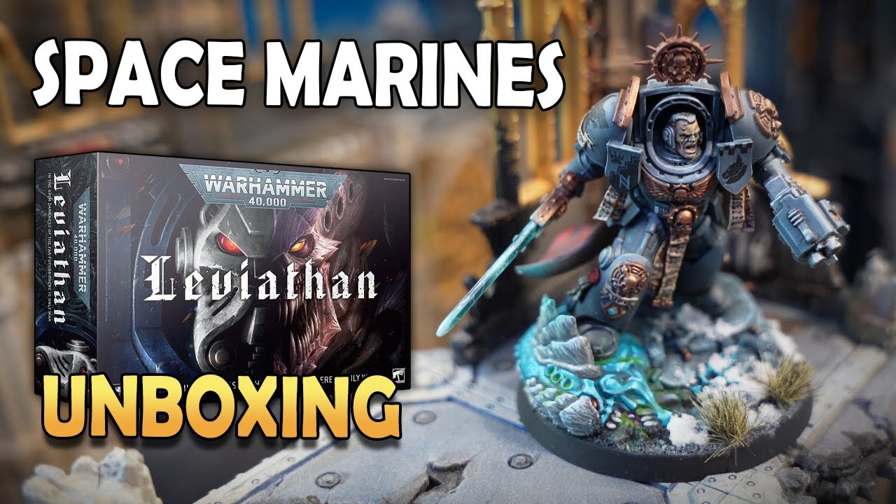 SPACE MARINES V10 LEVIATHAN - Unboxing Packshot Warhammer 40000 - YouTube