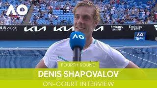 Denis Shapovalov On-Court Interview (4R) | Australian Open 2022
