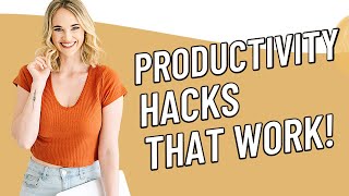 The 10 Best Productivity HACKS for BUSY Entrepreneurs
