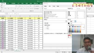 02 設定格式化條件格式與條件不同欄與VBA說明