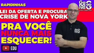 Geografia | O que é a Lei da Oferta e da Procura? | Crise da Bolsa de Nova York |