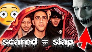 IF YOU GET SCARED YOU GET SLAPPED (SCARY POP UPS)
