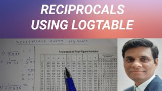 Reciprocals using logtable