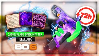 Comment DÉBLOQUER le CAMOUFLAGE DARK MATTER rapidement sur Black ops 6,  Tuto Astuce Dark Matter bo6