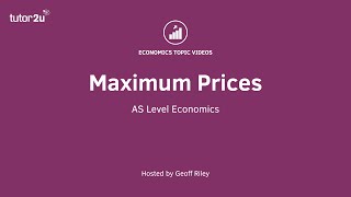 Analysis of Maximum Prices I A Level and IB Economics