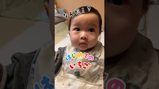 フルーツの酸っぱさに敏感　#赤ちゃん #生後8ヶ月 #離乳食 #baby