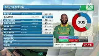 South Africa vs England 2nd ODI Highlights ||SA vs ENG 2nd ODI Full Highlights, Temba bavuma