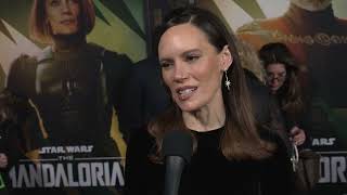 The Mandalorian Los Angeles Season 3 Launch Event - itw Emily Swallow