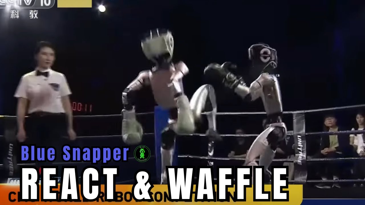 Blue Snapper Reacts To Unitree G1 Robot Boxing Match World S First
