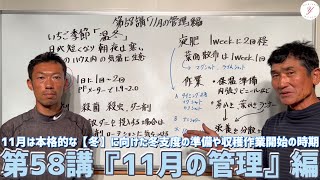 【いちご栽培】第58講『11月の管理』編 いよいよ始まる冬本番の準備と収穫準備について