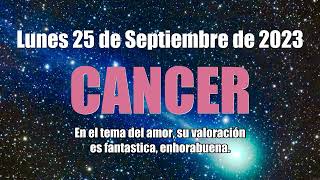 HOROSCOPO CANCER HOY - ESTO TE INTERESA ❤️ AMOR ❤️✅ 25 Septiembre 2023 #horoscopo #cancer #tarot