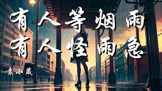 有人等烟雨有人怪雨急 - 袁小葳【我也想顺其自然 又害怕和你走散 这体感 我不安】【动态歌词 Lyrics】【拼音歌词】【抖音歌曲】