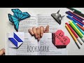 DIY Origami Corner Bookmark | Easy Paper Crafts