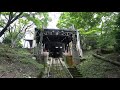 4k cab view eizan cable line keifuku cable line yase to hiei kyoto japan