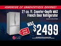 Rosner's Appliances - August Sale - LG French Door Refrigerator 0:15