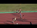 2017.11.12 鞘ヶ谷記録会 中2女子100ｍ決勝1組