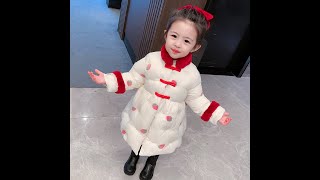 【Q121503】女童唐裝棉衣旗袍年服冬中國風漢服加厚過年衣服寶寶新年裝20201215