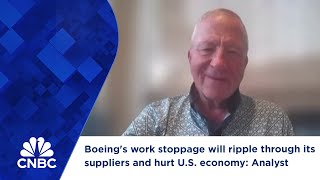 Boeing's work stoppage will ripple through its suppliers and hurt U.S. economy: Analyst