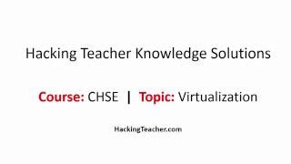 Virtualization Basics | Compare Vmware | HackingTeacher.com