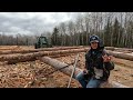 1 Year of Building My Log Home  1561sqft Build By Rookie Builder