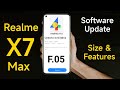 Realme X7 Max Software Update Size & features 🔥🔥#realmex7max