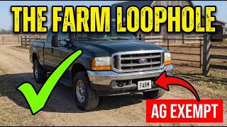 Why Smart Drivers Are Registering Old Trucks as Farm Vehicles (The 'Ag-Exempt' Loophole)
