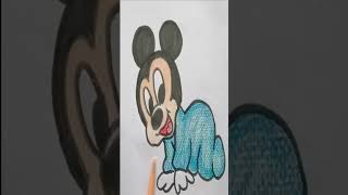 How to Draw Mickey Mouse #Disney  #shorts #viralvideo #viral #youtubeshorts