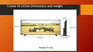 Croma 4K UHD LED TV 43 50 55 INCHES FEATUERS AND PRICES AND EXTRA TIPS  Subscribe share like