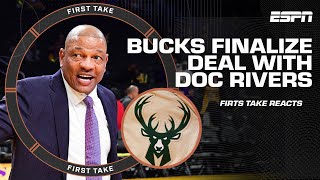 🚨 Doc Rivers to be the Bucks' next head coach 🚨 Stephen A. & Mad Dog REACT | First Take