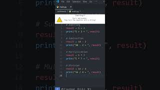 Python Basics: ARITHMETIC OPERATIONS in Under a Minute! 🧮