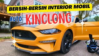 Bersih-Bersih Interior Mobil Mustang Ecoboost 2022 // Quick Vacuum & Wipe