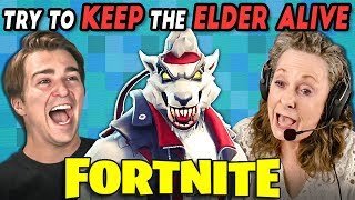 FORTNITE | Keep The Elder Alive Challenge (React: Gaming)