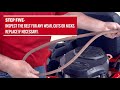 craftsman zero turn mower how to change the belt